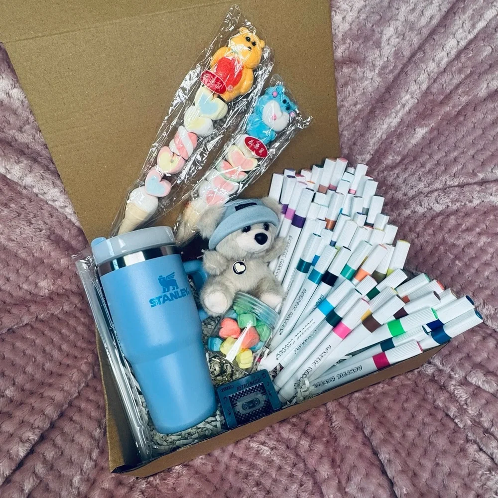 Stanley Blue Tumbler and Party Favor Set